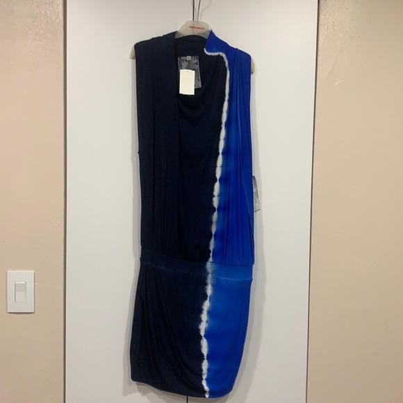 Young Fabulous & Broke Dresses & Skirts - Young Fabulous & Broke Navy and Royal Blue Midi Dress
